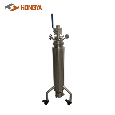 Stainless Steel With Wheel Jacketed Collection Vessel Kit