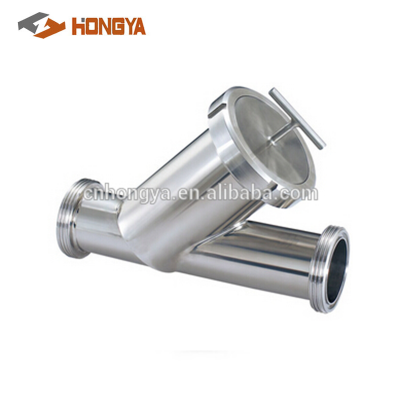 SS304 Sanitary Stainless Steel Clamp Y type Strainer(Filter)