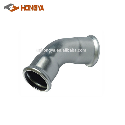 Stainless steel 45 degree plumbing elbow m type press fitting