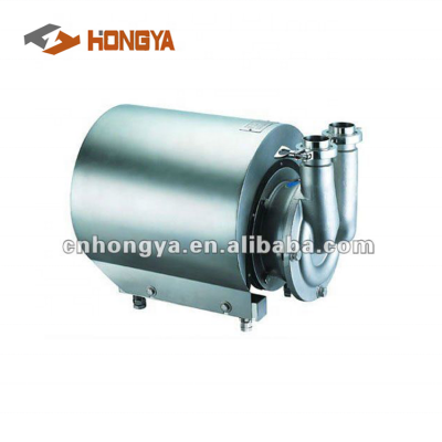 Sanitary electric self priming pump